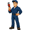 Craftsman Hero Motif with Wrench