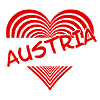 Austria Heart Stripe Austria Heart