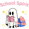 School Spirit Ghost Teacher Halloween