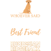 Meilleur Chien Ami Rhodesian Ridgeback