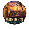 Exotische Marokko Wüste Marrakech Atlasgebirge 