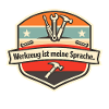 Werkzeug ist meine Sprache Badge