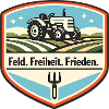 Feldfreiheit Frieden Traktor Patch