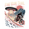 VTT, Descente, Action du cyclisme