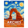 Arches Utah Sternenhimmel Felsbogen