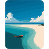 Beach Sea Palm Trees