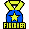 Stolzer Finisher Medaille Stern