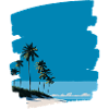 Beach Sea Palm Trees