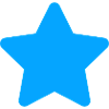Blue Star Clipart Motif