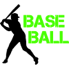 Baseball Neon Grunge Font