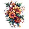 Bouquet de Fleurs de Feu
