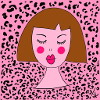 FILLE LÉOPARD