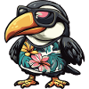 Tukan Vogel Comic Urlaub