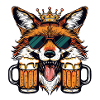 Fox Beer Funny