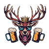 Deer Beer Funny