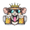 Hamster Beer Funny