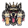 Wolf Beer Funny