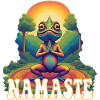 Chameleon Yoga Namaste