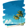 Strand Meer Palmen