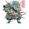 Boar Samurai Armor