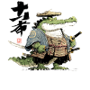 Alligator-Samurai-Duellant