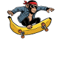 Crazy Monkey Skateboard