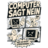 Computer sagt nein Comic Design