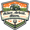 Acker Arbeit Atem Badge
