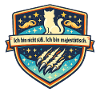 Majestätisches Katzenstern Abzeichen