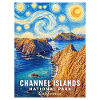 Coastal scene Channel Islands California