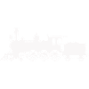 Steam locomotive silhouette