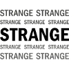 Strange Typografie