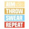 Aim throw swear Petanque Boule Player