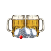 Bocce and beer Petanque Boule player