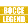 Bocce legend Petanque Boule player