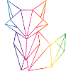 Fox lines geometry modern motif
