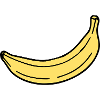 Banane minimal Geschenk minimalistisch 