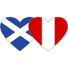 Scotland Peru Flag Heart