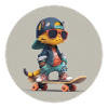 skater cat