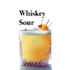 Citrus Whiskey Cocktail Glass