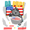 Da pape Cool cat American Flag