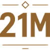 21M Bitcoin Limit Design Gold