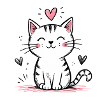 Cute Doodle Cat