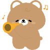 Bear Trumpet Serenade
