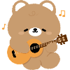 Bear Guitar Serenade