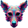 Psychedelic Best Friend - Dog Design T-shirt
