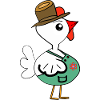 Chicken Chicken Straw Hat Hat Child