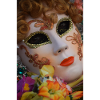 Masque vénitien Paillettes dorées
