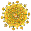 Mandala Navel Manipura Chakra Hand Drawn
