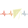 Retro Geotriangle Heart Palpitations